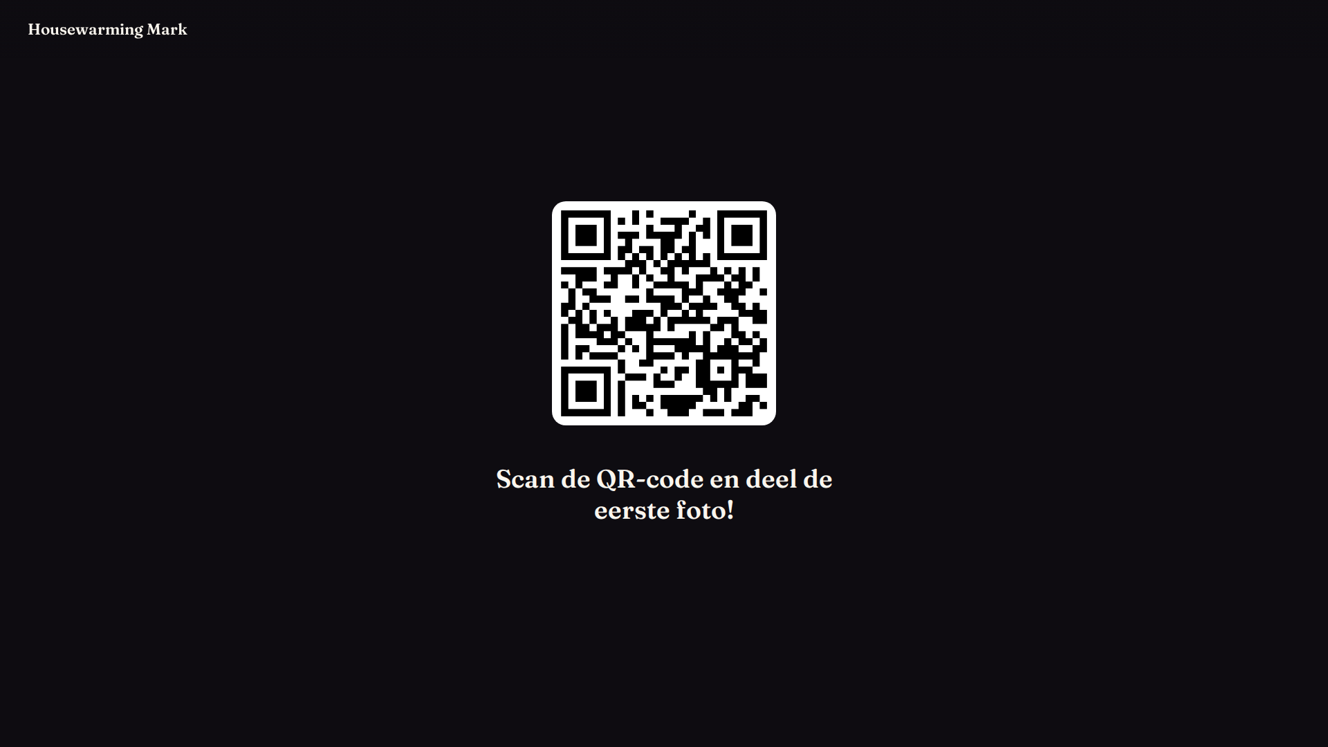 Print of deel de QR-code